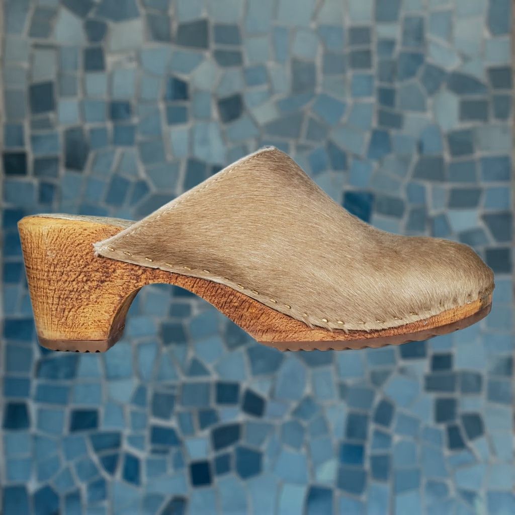 Vintage Open Back Wood Clogs Womens US 6 Size US 6 / IT 36 - 1 Thumbnail