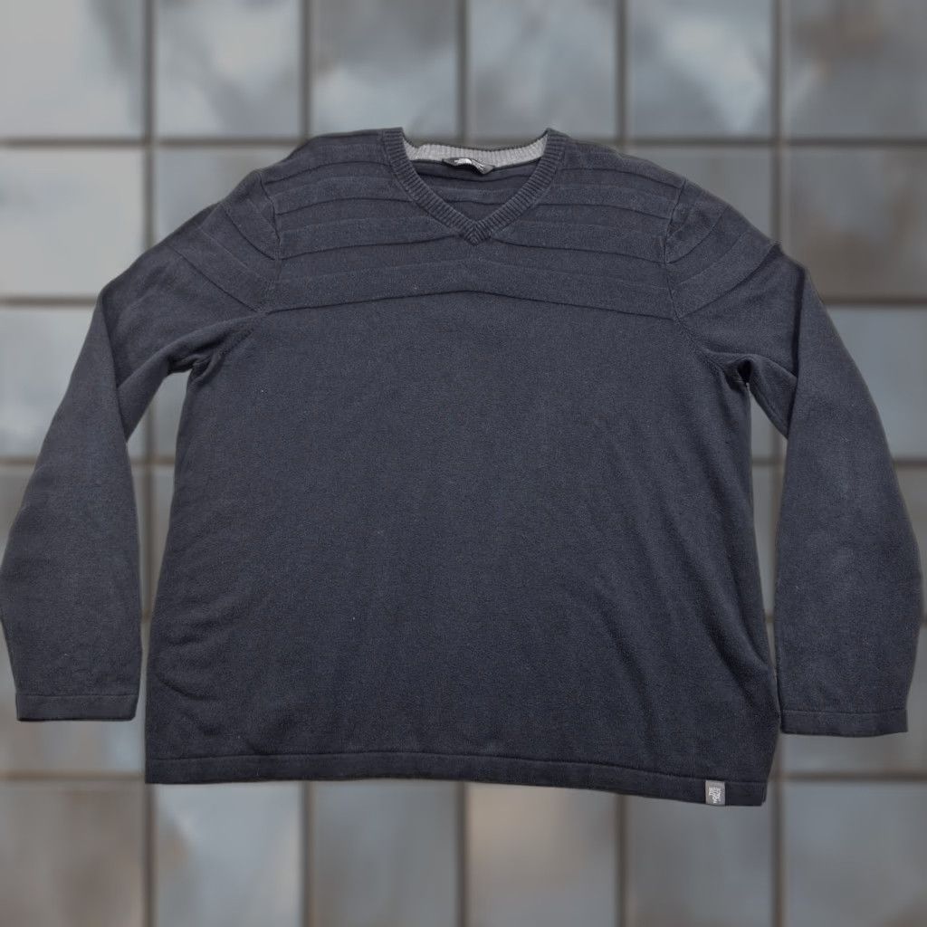 The North Face The North Face Sweater Mens XL Black V-Neck Knit Pullover Size US XL / EU 56 / 4 - 1 Thumbnail