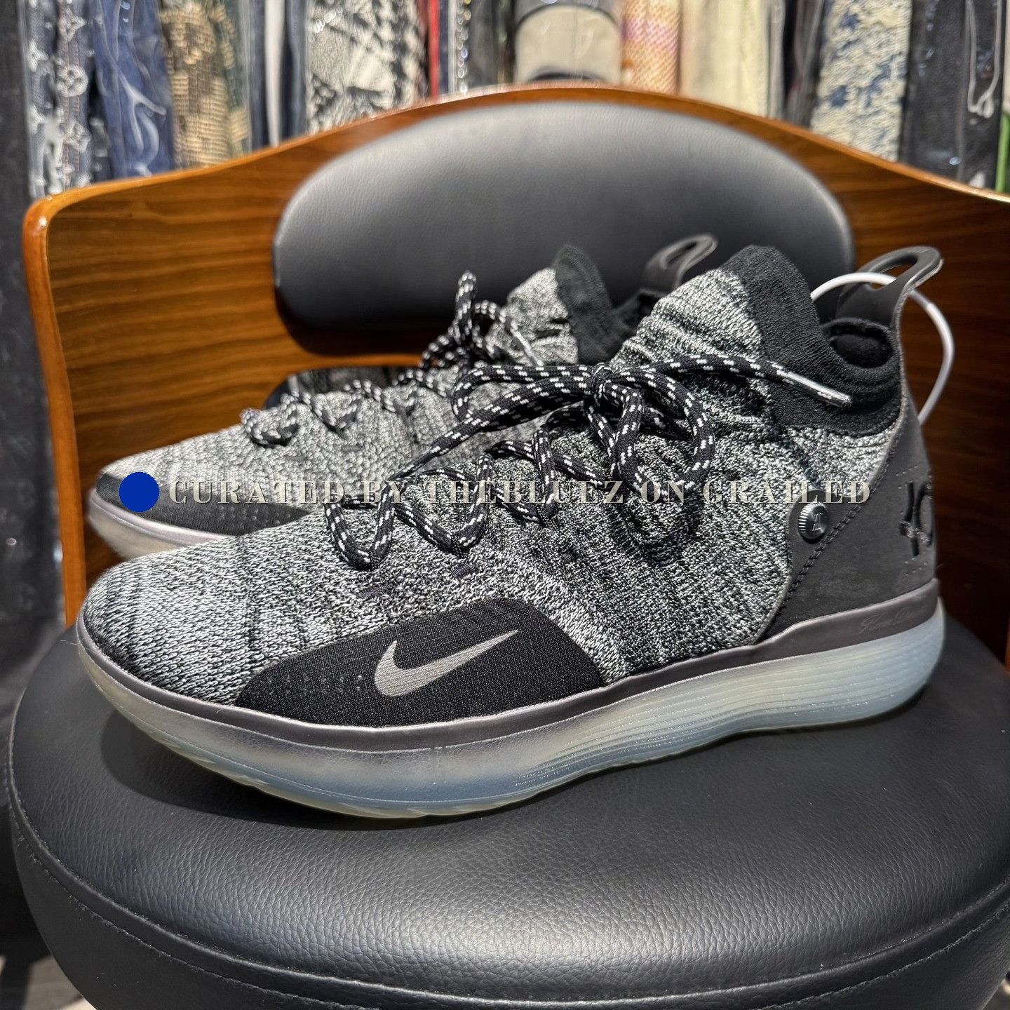 Nike KD11 Durant Oreo Black White Size US 10 / EU 43 - 1 Thumbnail