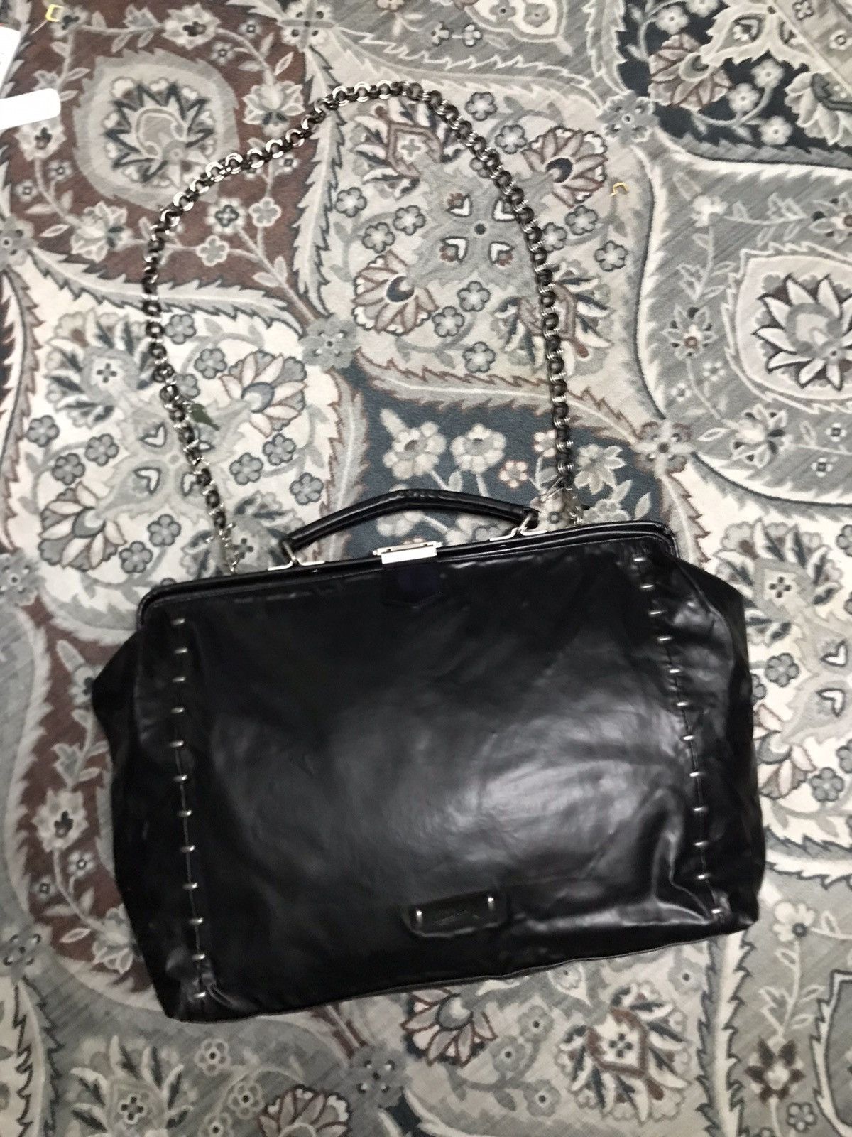 Jean Paul Gaultier × Vintage 1990s Jean Paul Gaultier Studded Bag Size 30 - 2 Thumbnail