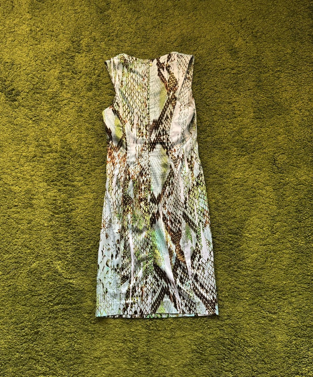 Designer × Just Cavalli × Roberto Cavalli Just Cavalli 2000s vintage snake skin pattern dress Size M / US 6-8 / IT 42-44 - 2 Thumbnail