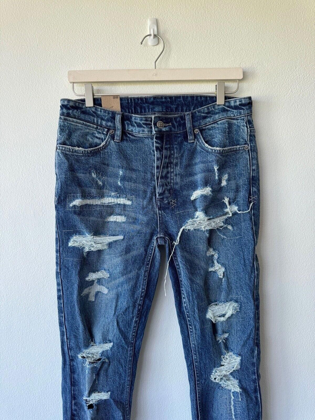 Ksubi new Ksubi mens denim jean jeans 32 van winkle runaway blue Size US 32 / EU 48 - 2 Thumbnail