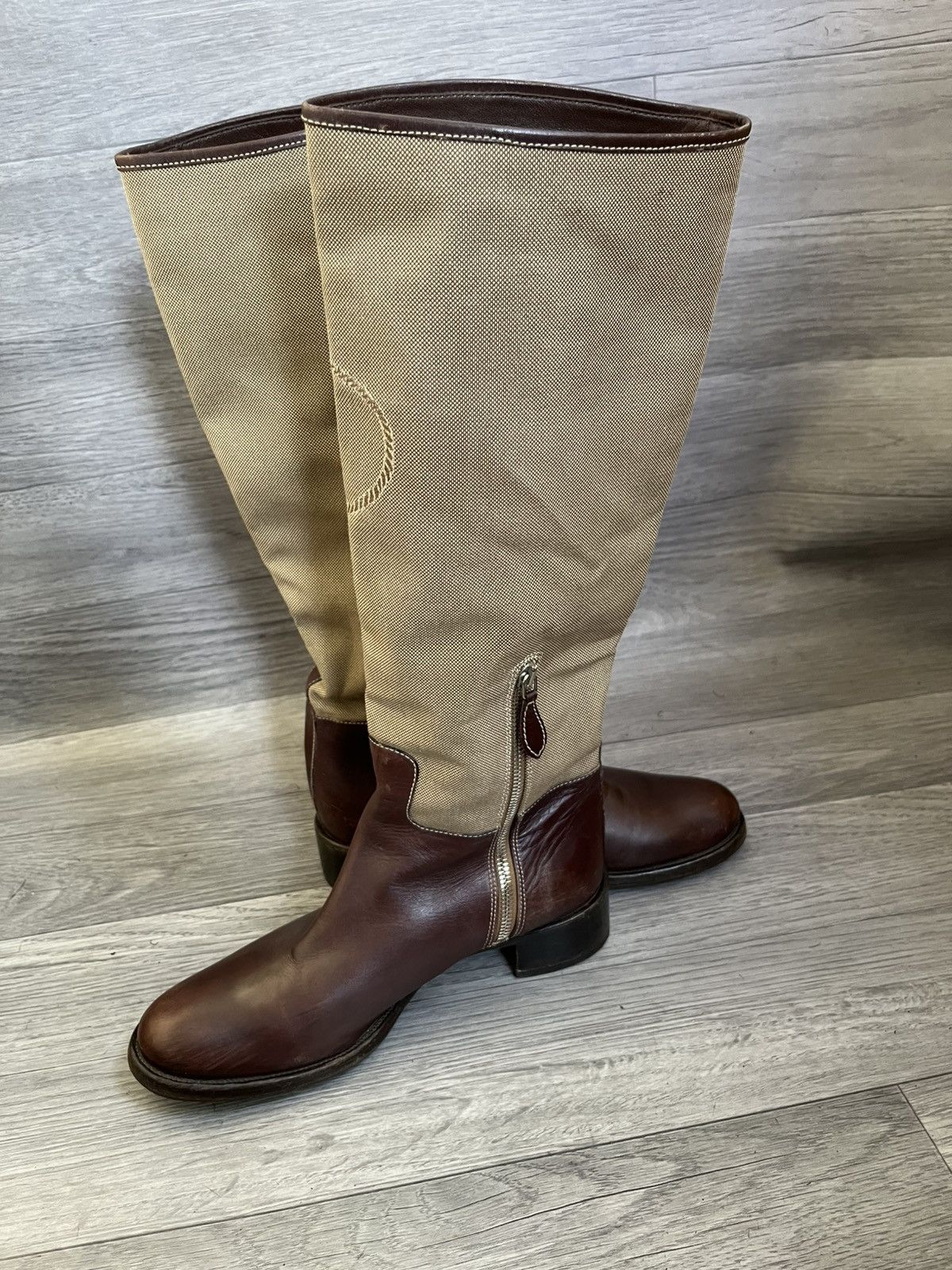 Prada Vintage Prada long riding boots Y2k sz 36.5 Size US 6.5 / IT 36.5 - 7 Thumbnail