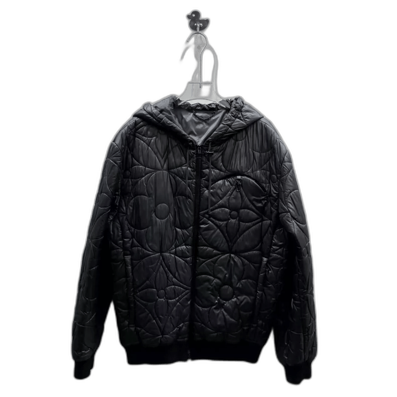 Louis Vuitton Louis Vuitton Quilted Hooded Jacket Black-yf Size US M / EU 48-50 / 2 - 1 Thumbnail