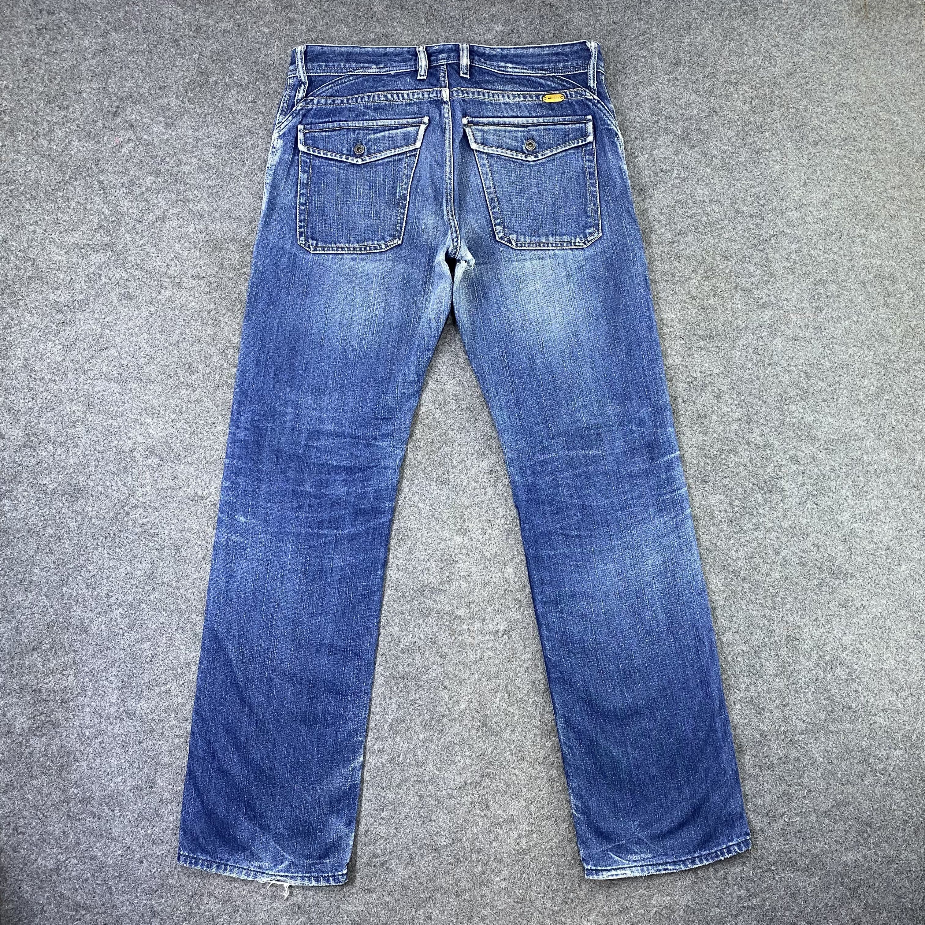 Diesel Diesel Distressed Blue Wash Jeans-J1168 Size US 33 - 3 Thumbnail