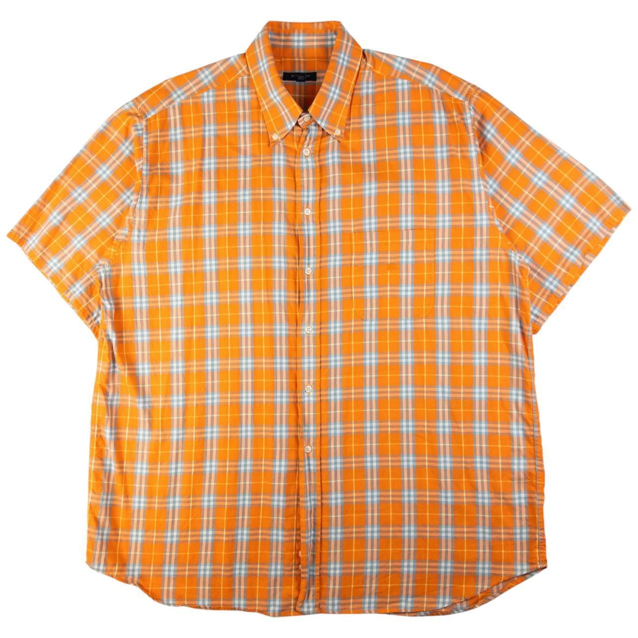 Burberry Vintage Burberry Nova Check Short Sleeve Button Up Shirt XL Size US XL / EU 56 / 4 - 1 Thumbnail
