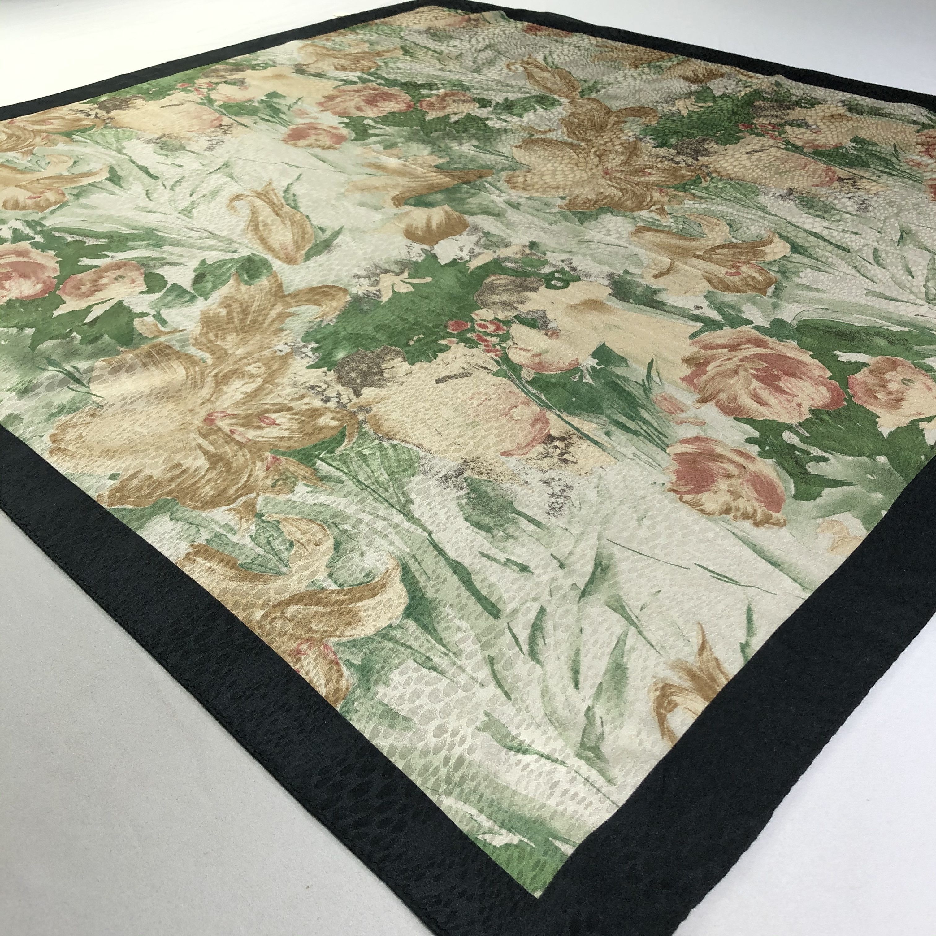 Vintage Vintage Silk Scarf Size ONE SIZE - 4 Thumbnail
