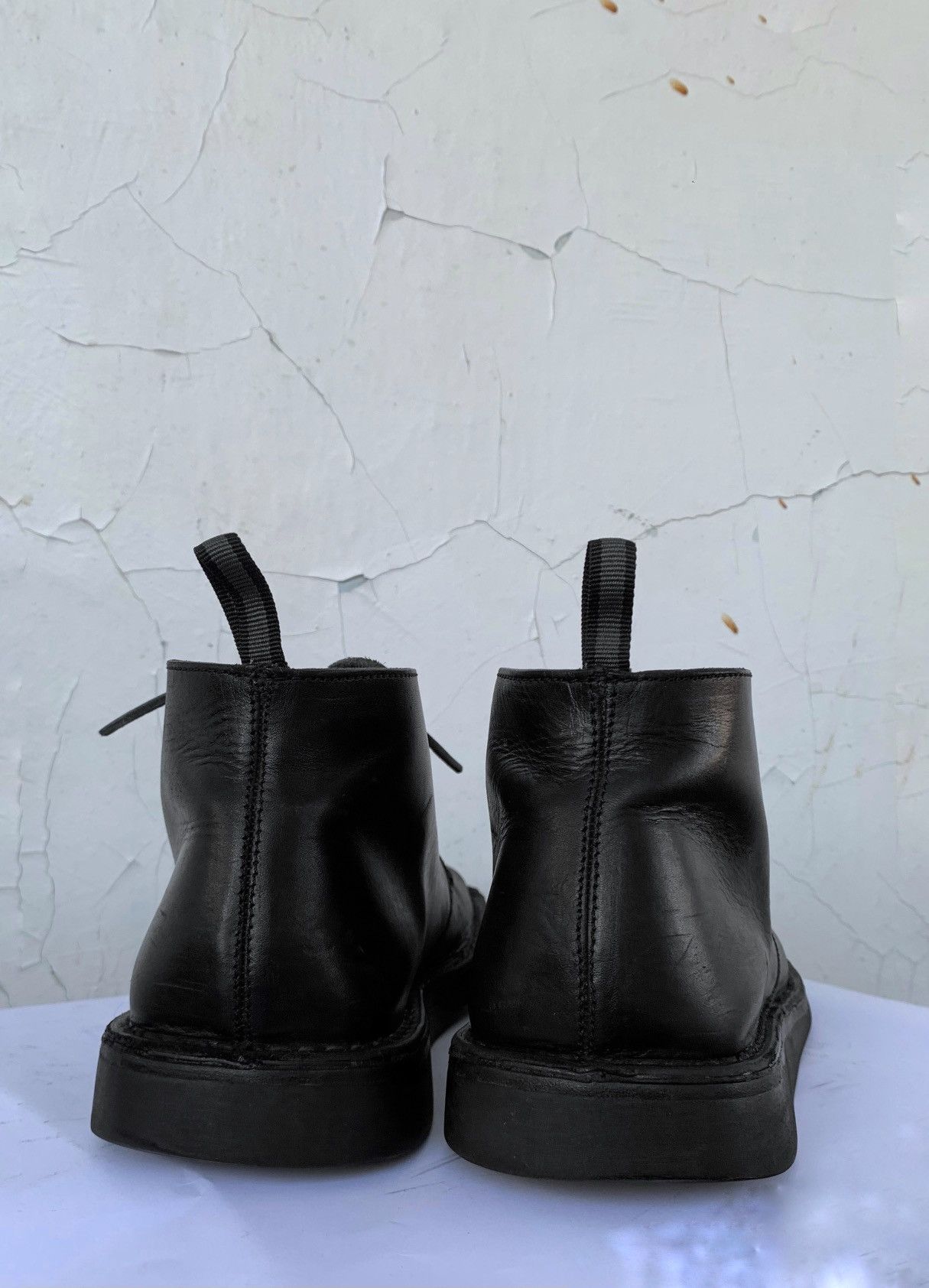 Miu Miu 🧿leather square toe low boots black Size US 10.5 / EU 43-44 - 6 Thumbnail