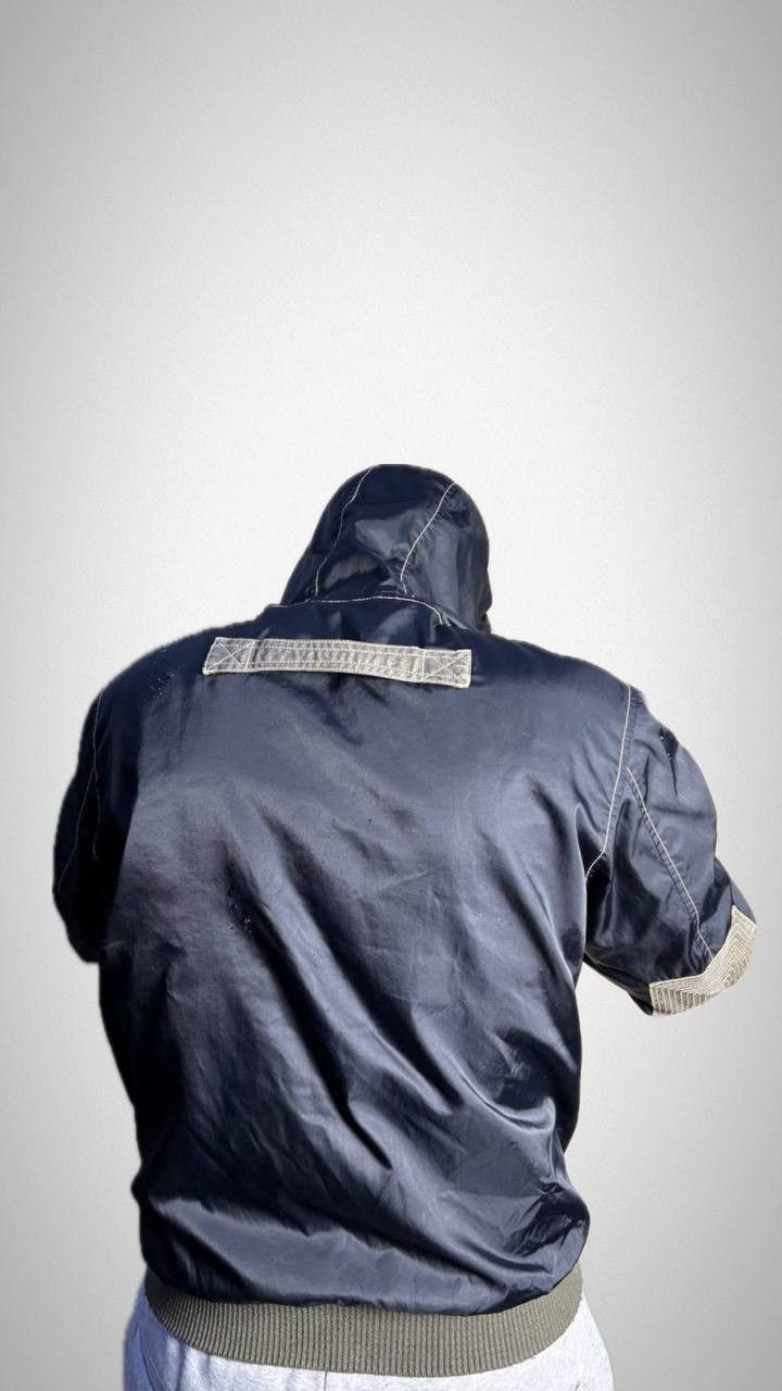 Diesel Vintage Diesel Nylon Leather Inserts RARE Bomber Jacket Size US L / EU 52-54 / 3 - 2 Thumbnail