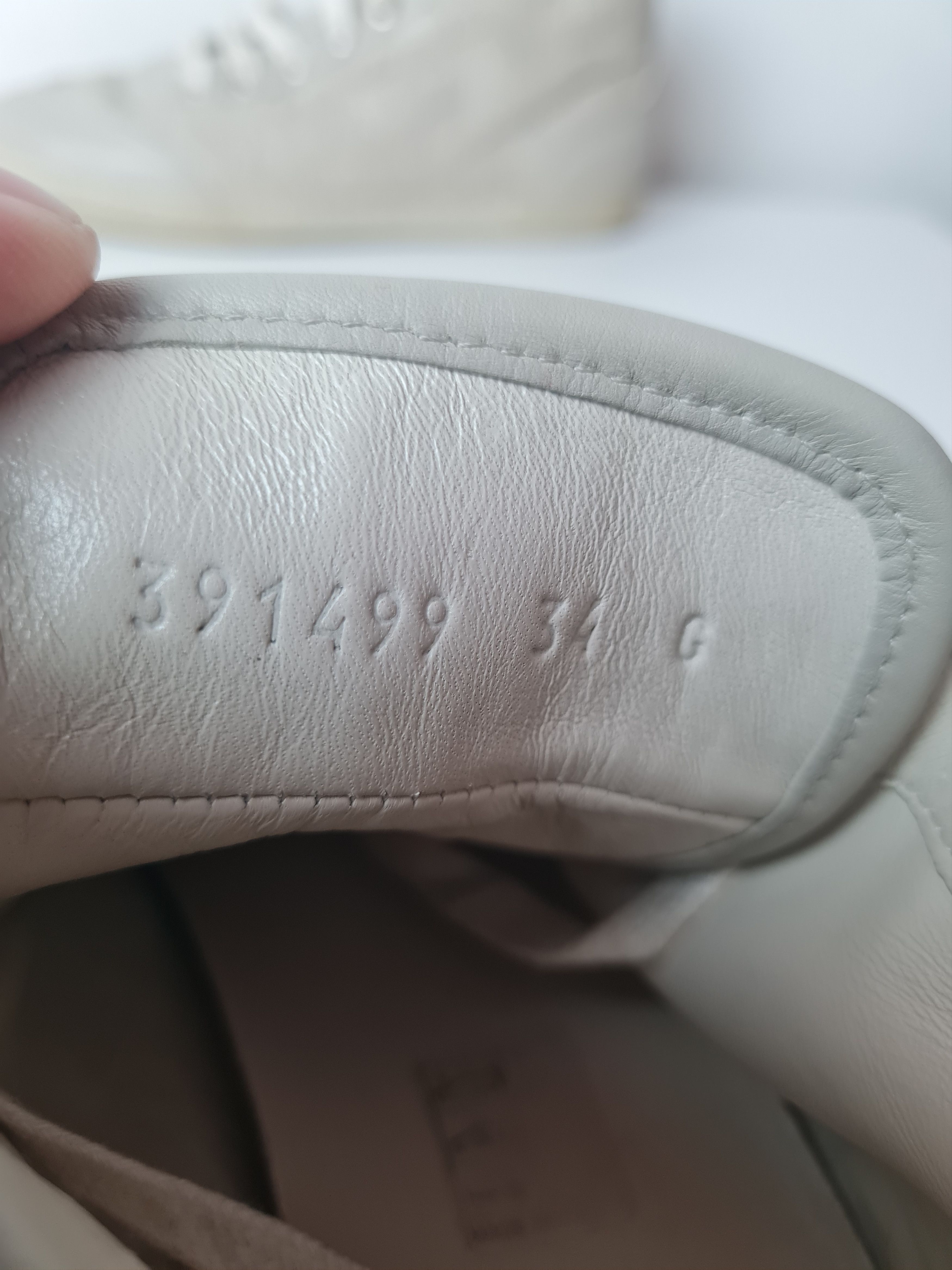 Gucci Vintage GUCCI Microguccissima High Top Sneakers Leather Size US 4 / IT 34 - 21 Thumbnail