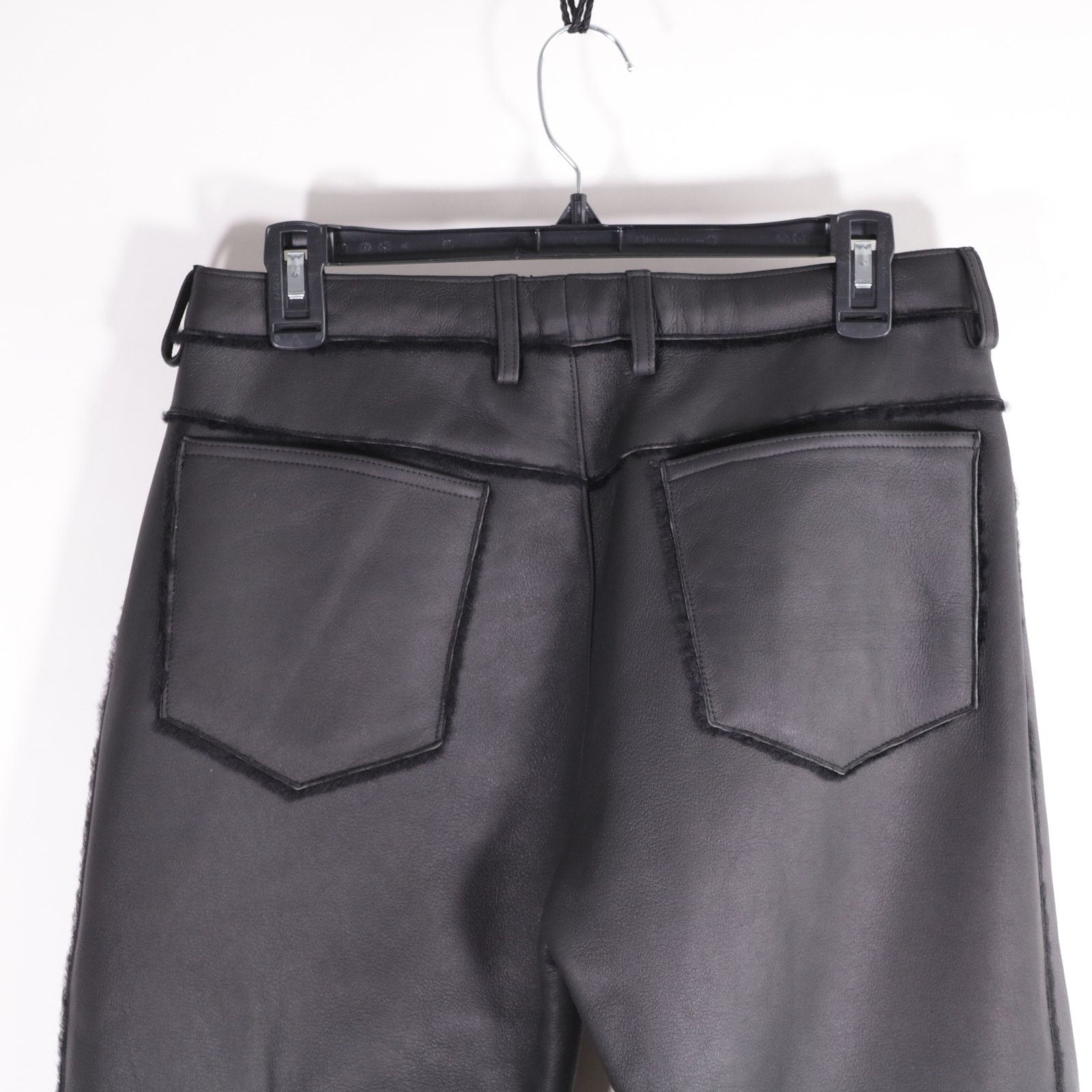 Neil Barrett Neil Barrett Leather Shearling Pants Size Small Size US 30 / EU 46 - 6 Thumbnail