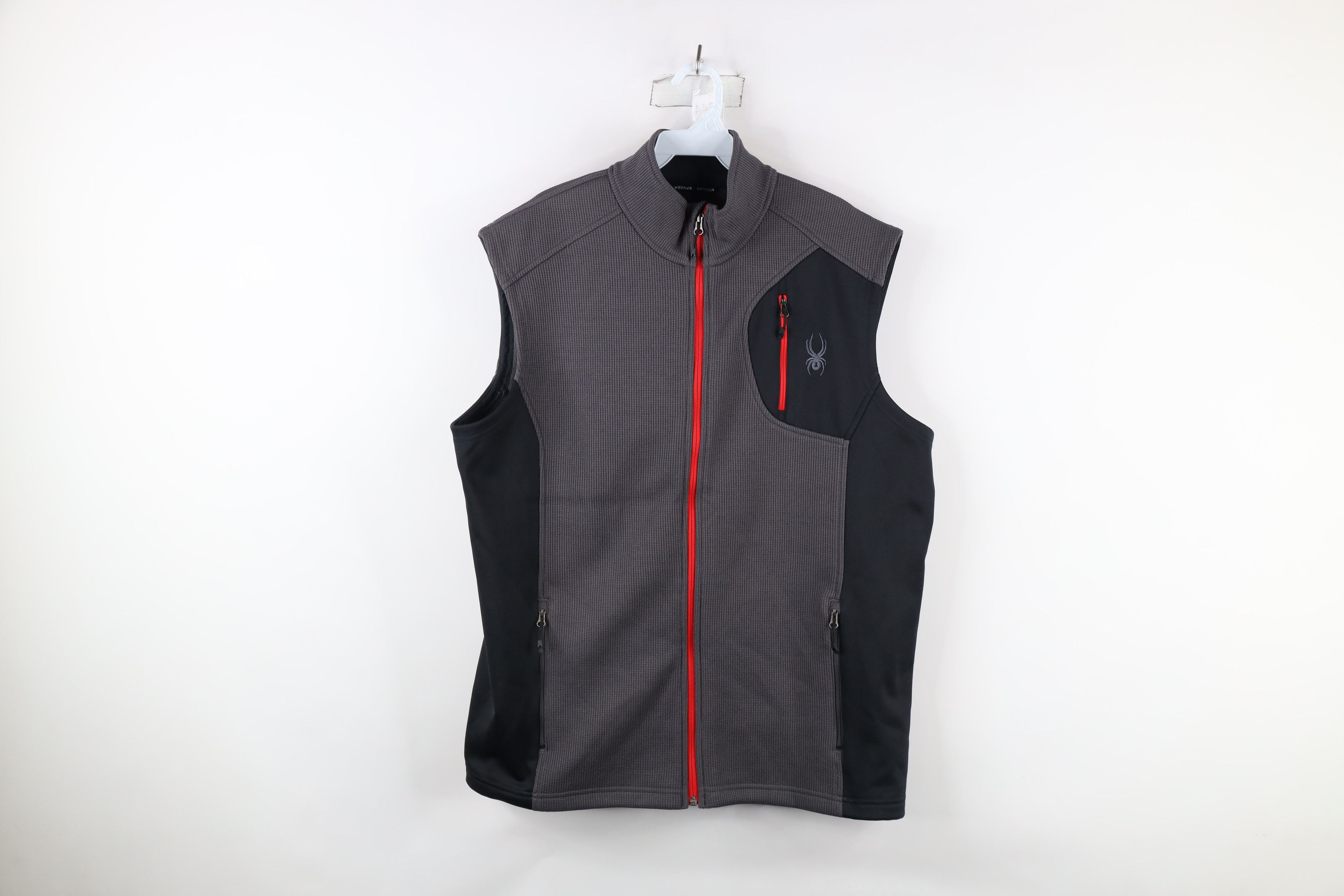 Spyder × Vintage Spyder Bandit Lightweight Stryke Full Zip Vest Jacket Gray Size US XL / EU 56 / 4 - 1 Thumbnail