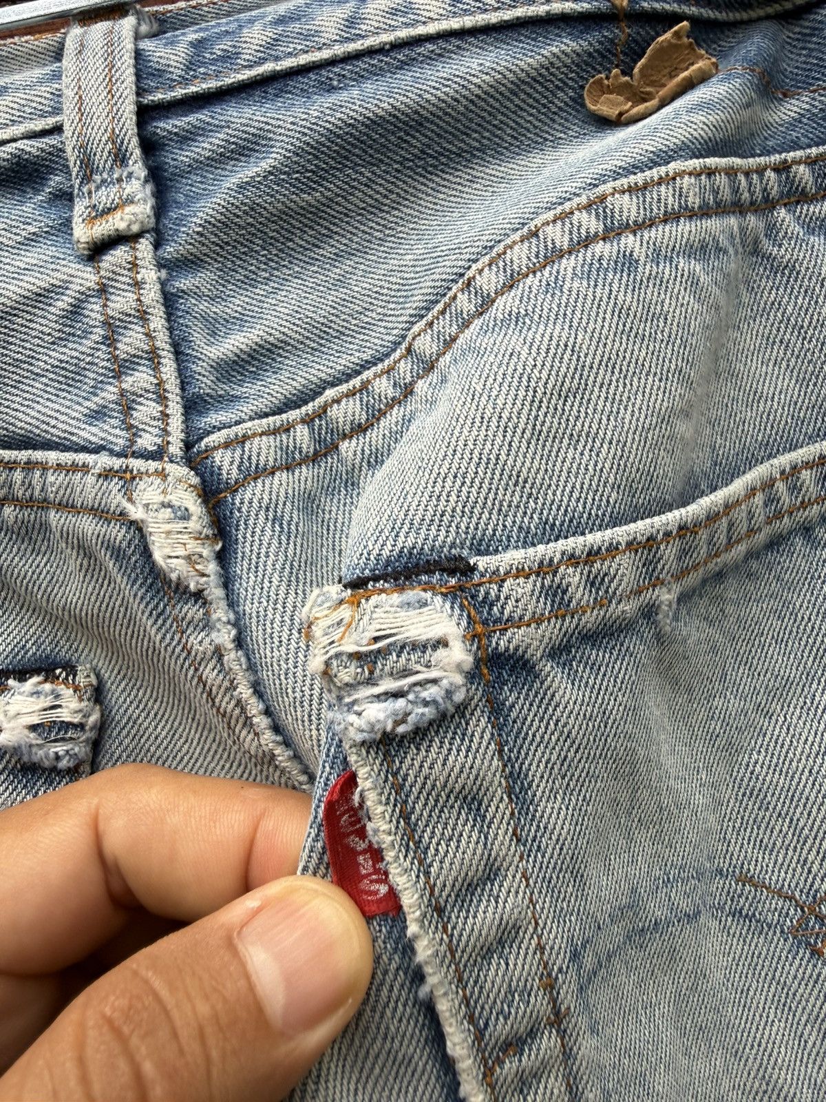 Levi's Vintage Clothing W30x32 Vintage levi’s 501 redline made in USA Size US 30 / EU 46 - 4 Thumbnail