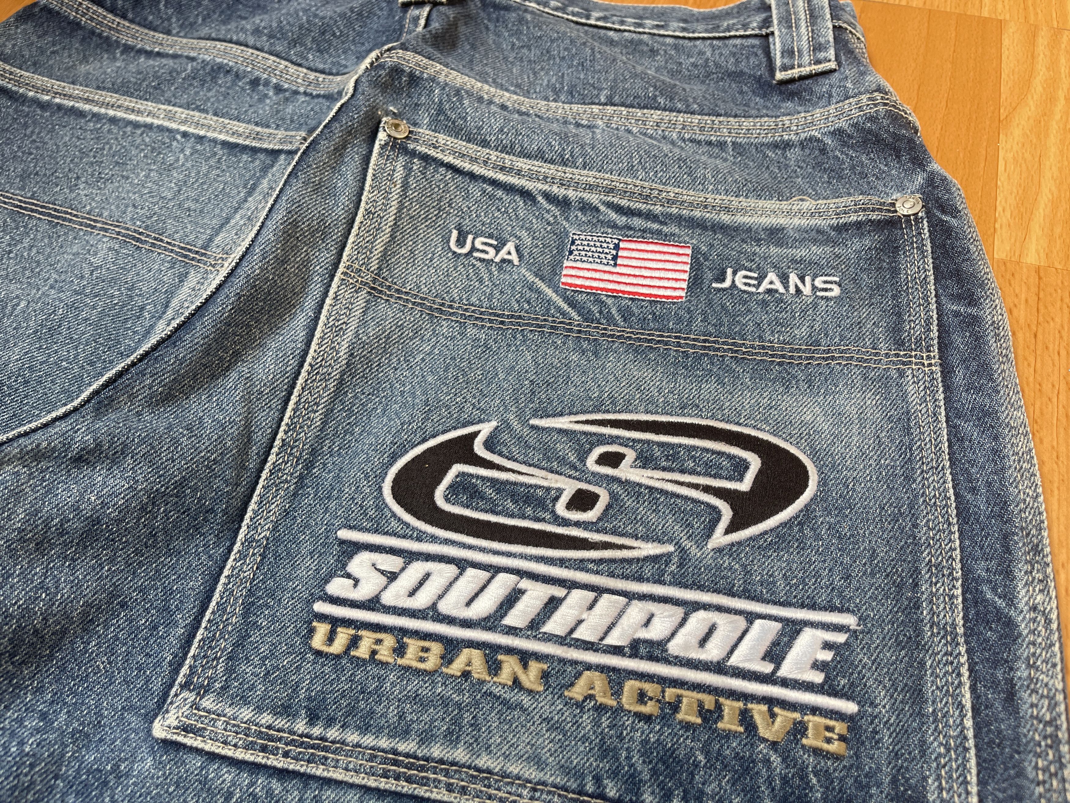 Southpole Southpole jeans, baggy vintage South Pole 90s hip hop Y2K 30 Size US 30 / EU 46 - 5 Thumbnail