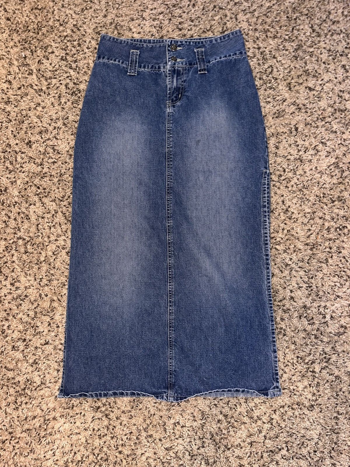 Vintage Squeeze Stephen hardy maxi denim skirt | Grailed