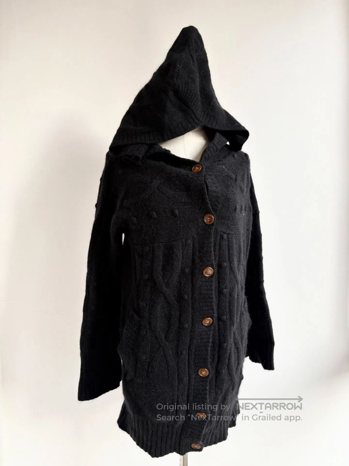 Vivienne Westwood Vivienne Westwood Vintage Black Polka Dot Knit Coat. Size M / US 6-8 / IT 42-44 - 2 Thumbnail