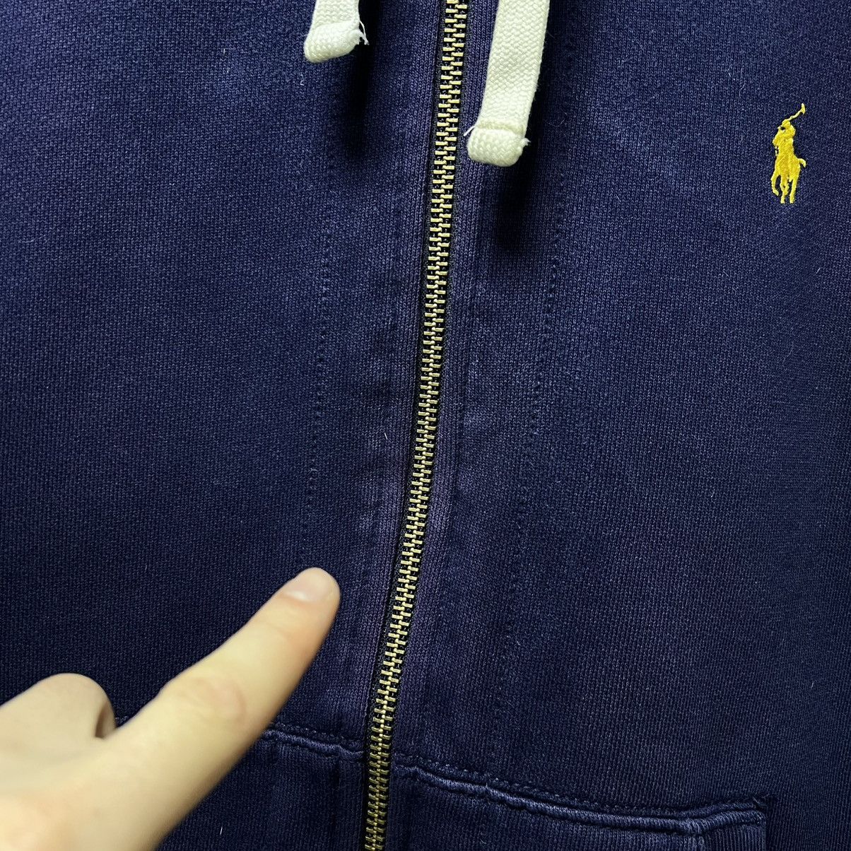 Polo Ralph Lauren × Ralph Lauren × Vintage Vintage Polo Ralph Lauren Hoodie y2k navy Size US M / EU 48-50 / 2 - 9 Thumbnail