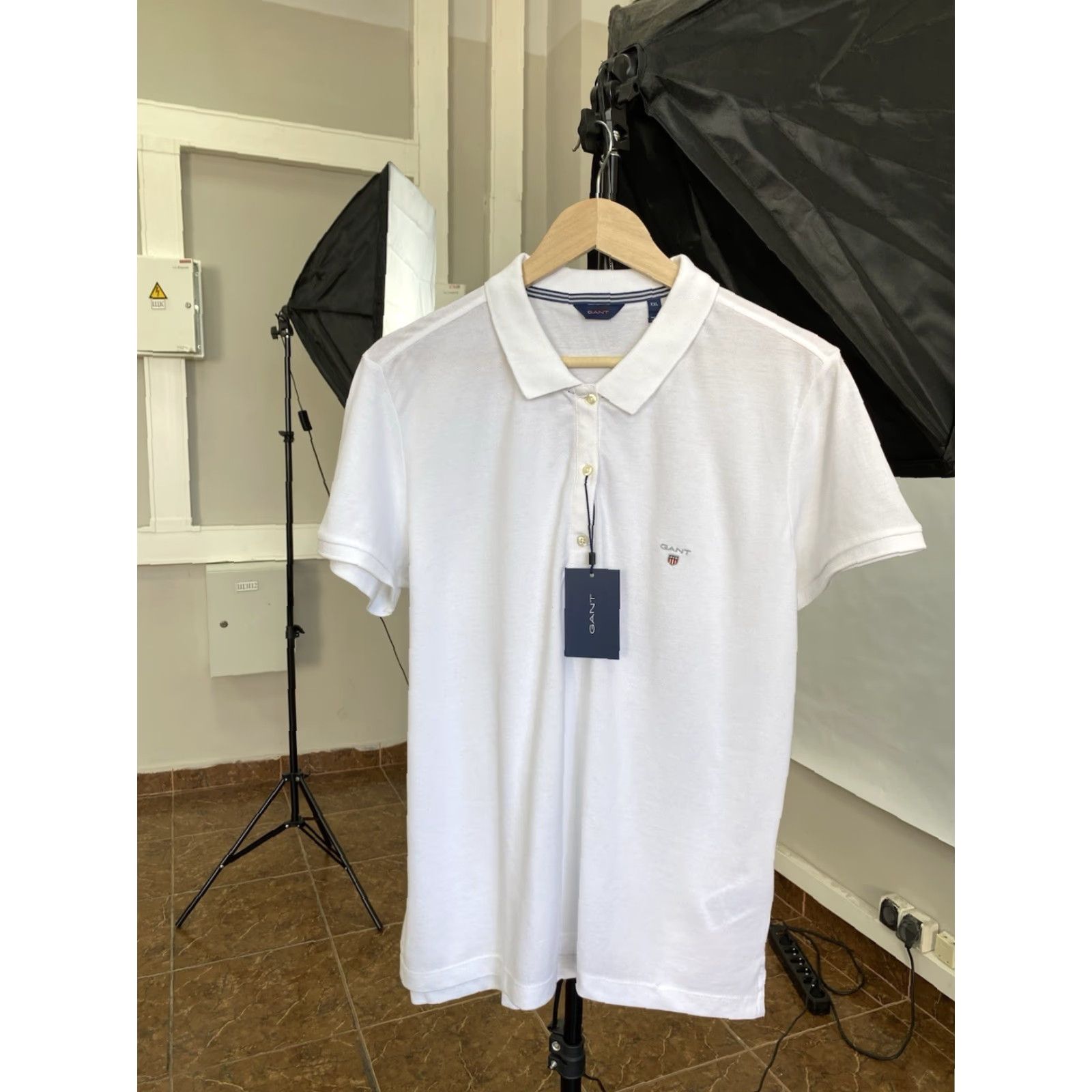 Gant GANT Polo T-Shirt White Retro XL Mens Size US XL / EU 56 / 4 - 2 Thumbnail