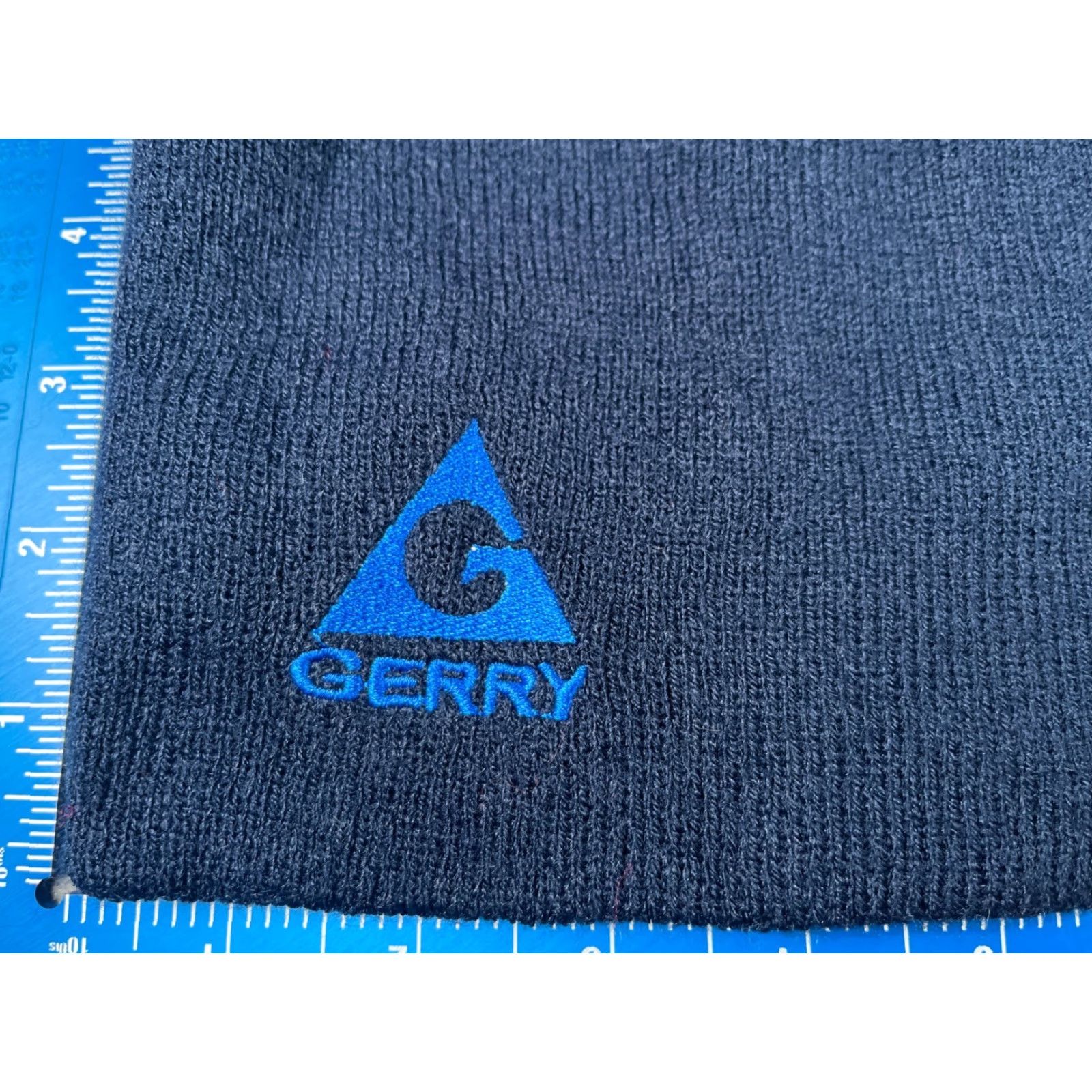 Vintage Gerry Beanie Toque Adult One Size Blue Knit 100% Acrylic Ski Camp Outdoor Hat/Cap Unisex Adults Beanie Size ONE SIZE - 2 Thumbnail