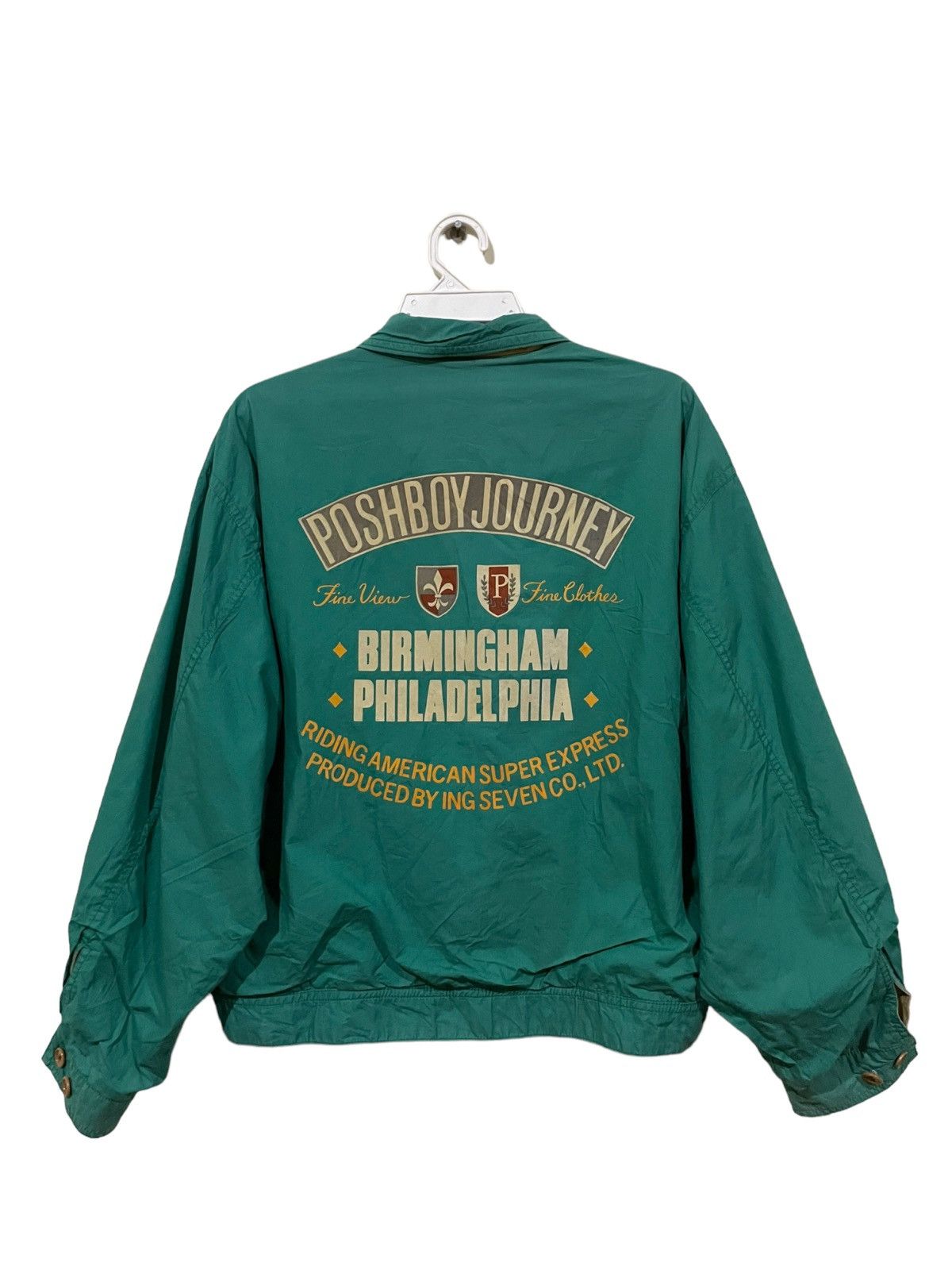 Vintage Poshboy Vibtage 80s Retro Jacket Size US L / EU 52-54 / 3 - 3 Thumbnail