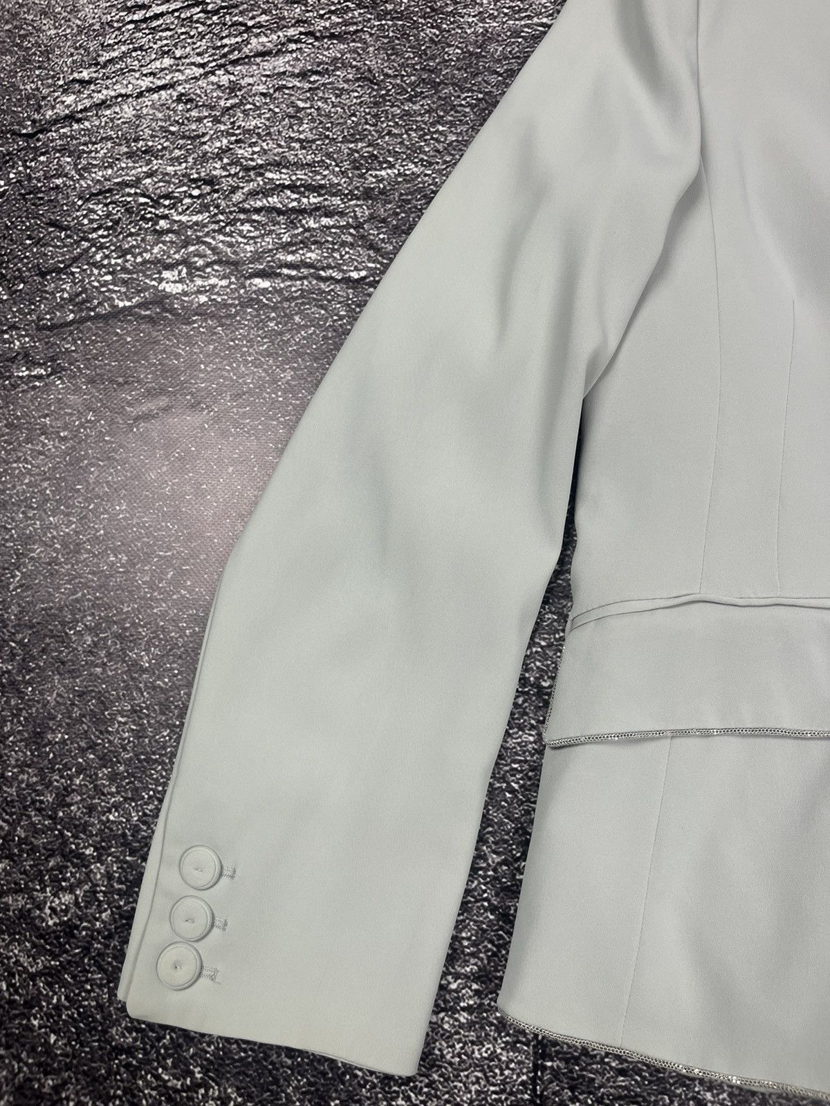 Moschino Vintage Moschino Cheap And Chic Single Breasted Grey Blazer Size XL / US 12-14 / IT 48-50 - 4 Thumbnail
