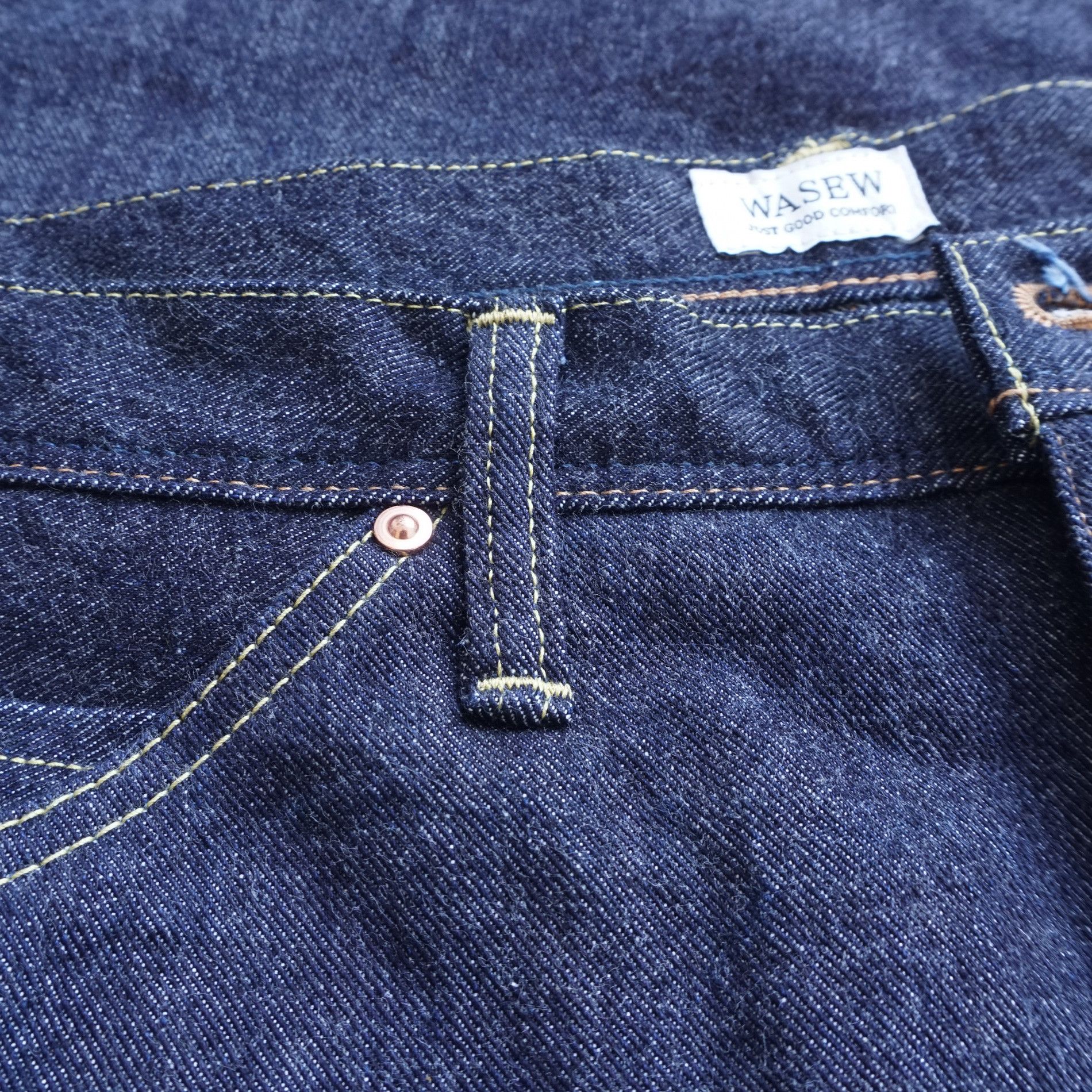 Japanese Brand WASEW 0110 W34 x L32 LHT Japanese Selvedge Jeans Size US 34 / EU 50 - 7 Thumbnail