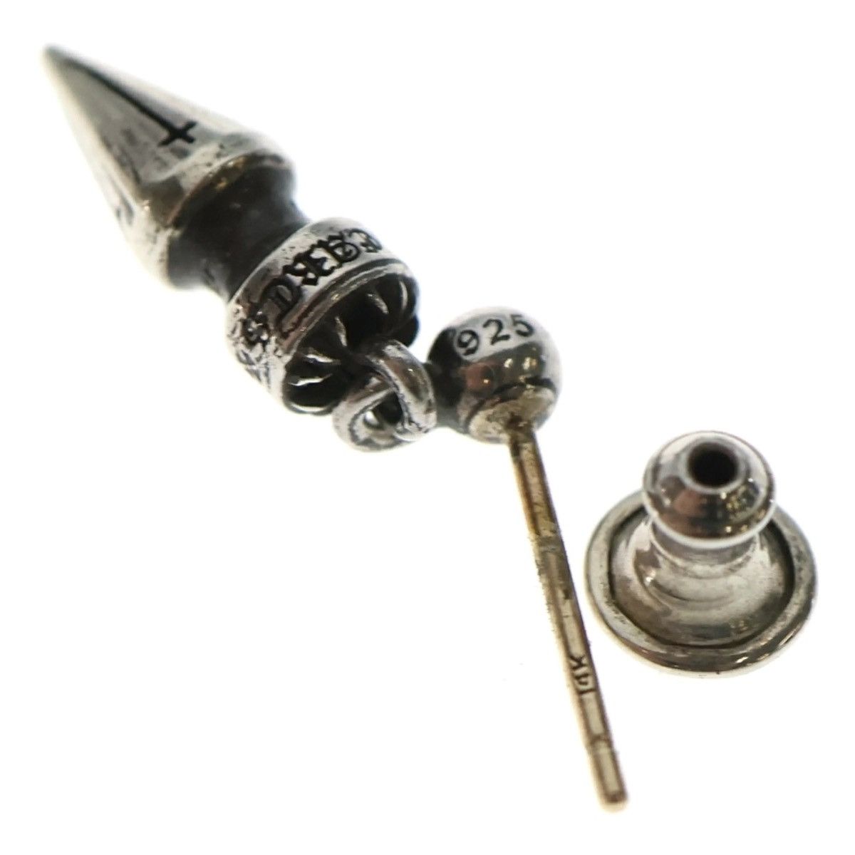 Chrome Hearts Chrome Hearts Spike Tiny Drop earring Size ONE SIZE - 6 Thumbnail