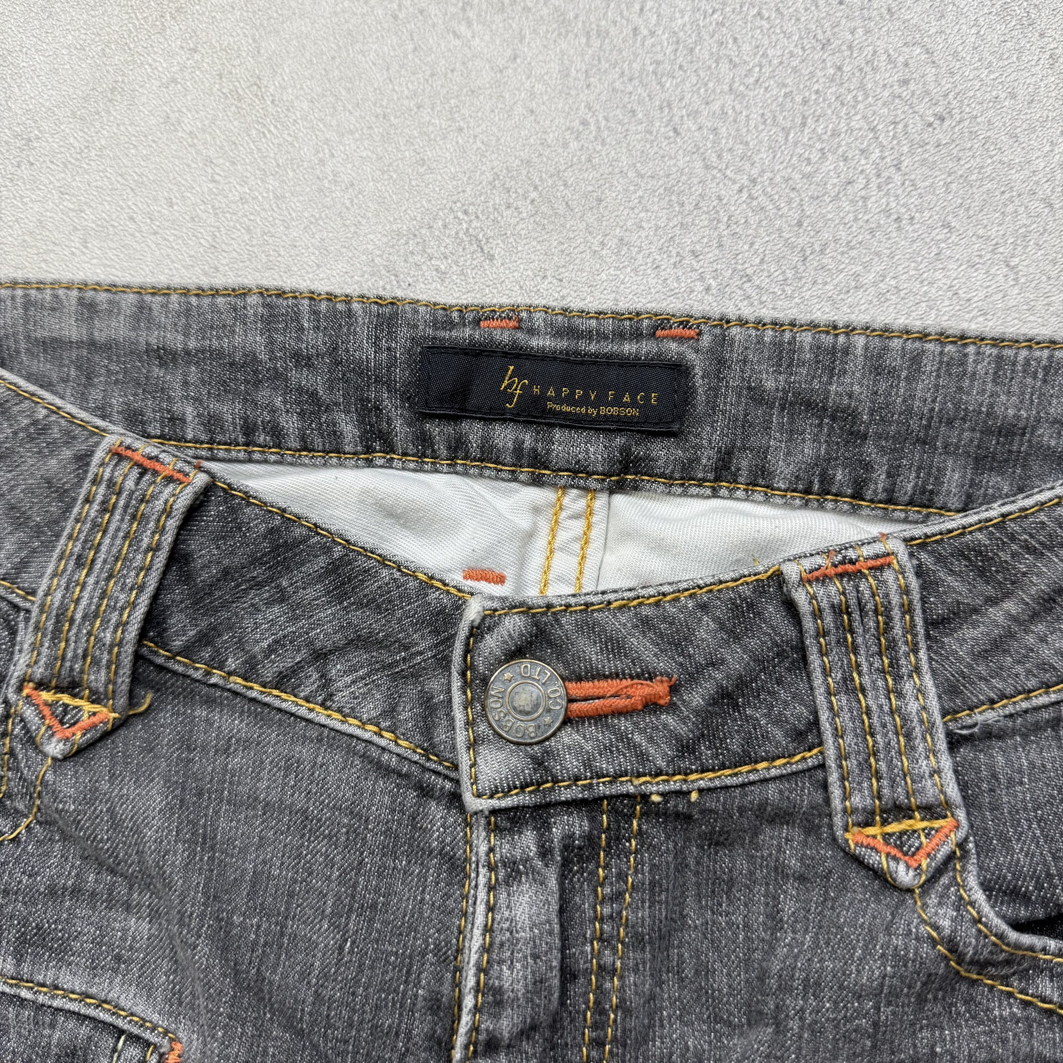 Vintage Bobson Happy Face Flare Jeans Size US 30 / EU 46 - 9 Thumbnail