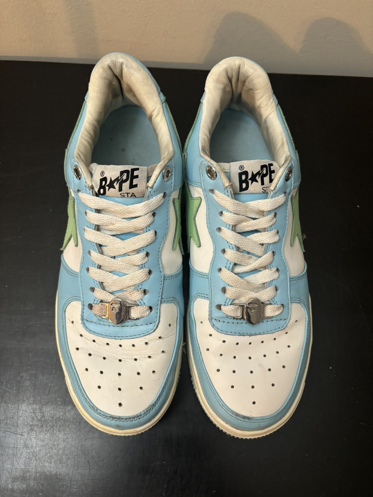 Bape A Bathing Ape Bape Sta Pastel Blue Green Sax Size US 8.5 / EU 41-42 - 2 Thumbnail