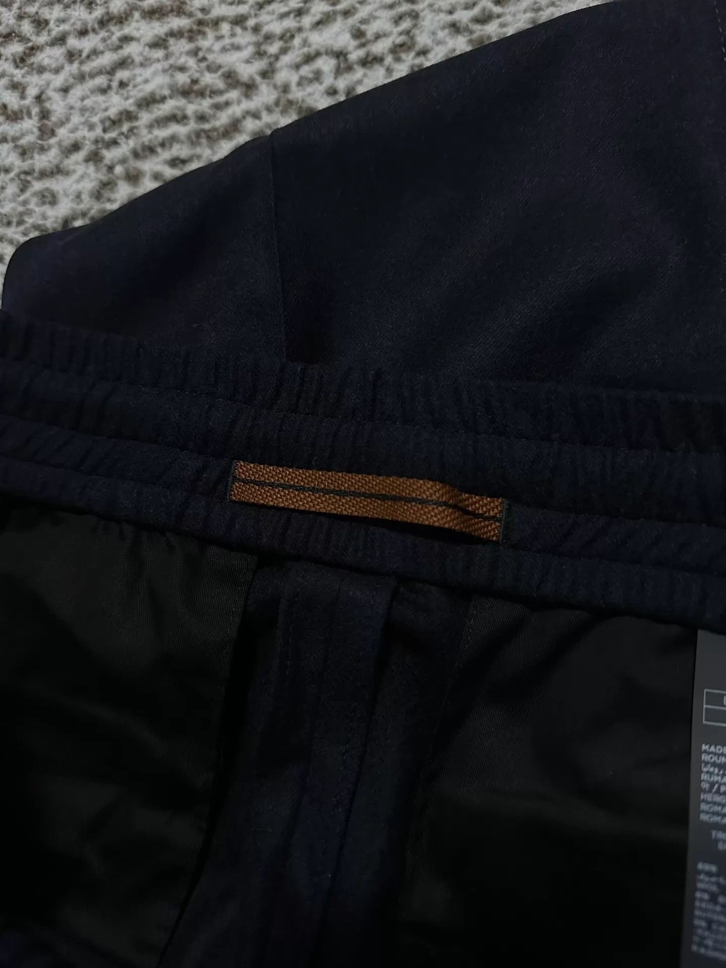 Ermenegildo Zegna Zegna 15mil Wool Cashmere Silk Slim Jogger Pants Size US 34 / EU 50 - 4 Thumbnail