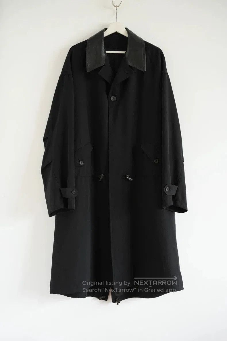 Yohji Yamamoto 96AW Wool Horn Button Coat.