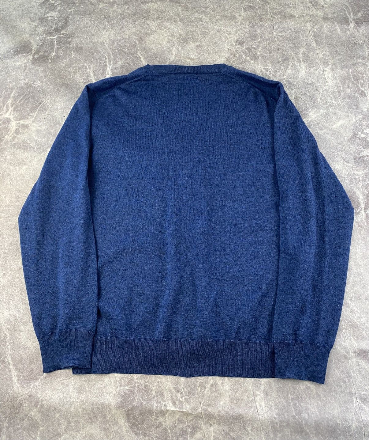 Katharine Hamnett London Vntg Katharine Hamnett Merino Wool Blue Cardigan Size: XL Size US XL / EU 56 / 4 - 6 Thumbnail
