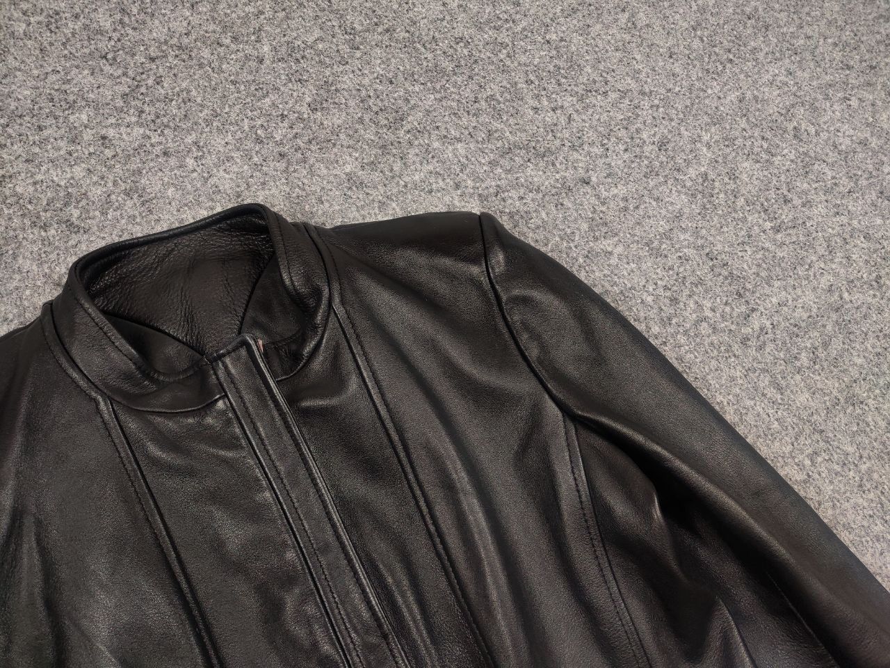Theory Theyskens' Theory Black Leather Jacket with Zipper Accents Size S / US 4 / IT 40 - 5 Thumbnail