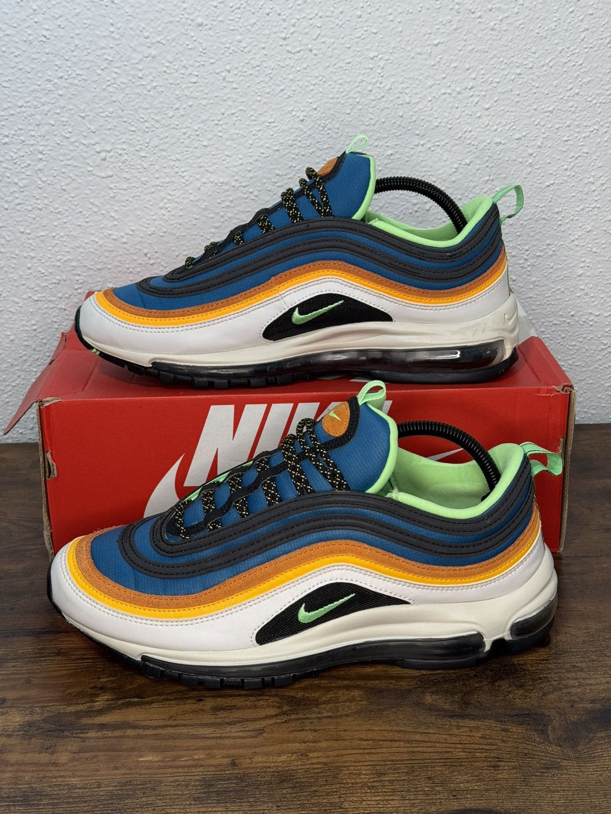 Nike Nike Air Max 97 Green Abyss Illusion Green size 9.5 Size US 9.5 / EU 42-43 - 8 Thumbnail