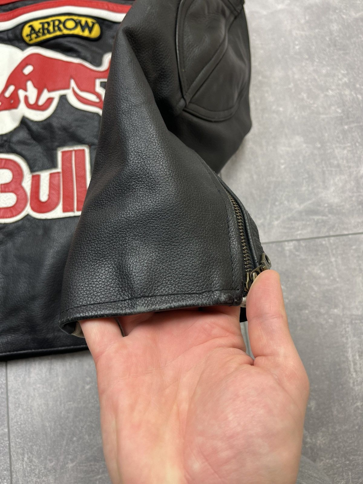 Vintage Red Bull Sponsored Racing Leather Jacket Size XXL Men’s Size US XXL / EU 58 / 5 - 11 Thumbnail