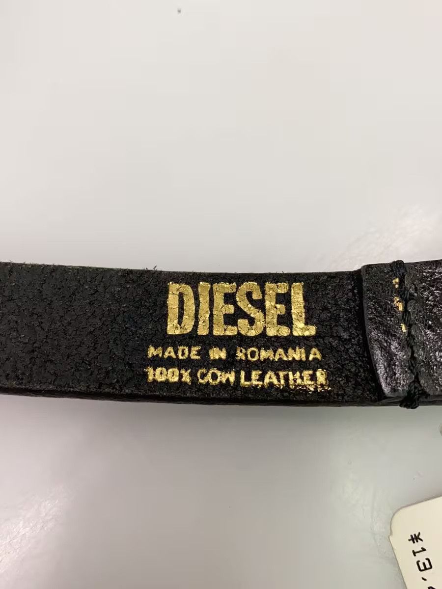 Diesel Diesel Plain Leather Belt Black Size ONE SIZE - 3 Thumbnail