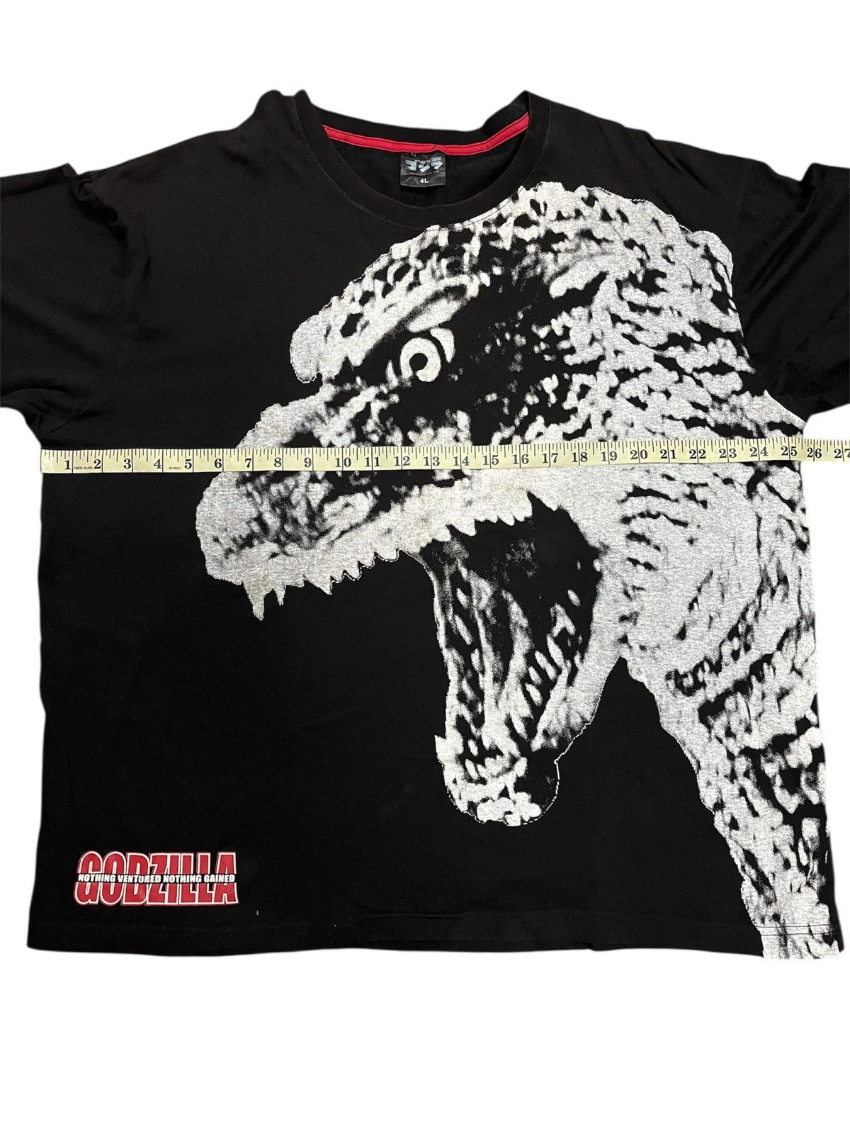 RARE VINTAGE GODZILLA FULL PRINT
