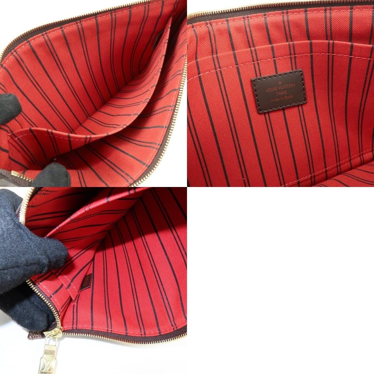 Louis Vuitton Louis Vuitton Damier Ebene Neverfull MM Pochette Size ONE SIZE - 6 Thumbnail