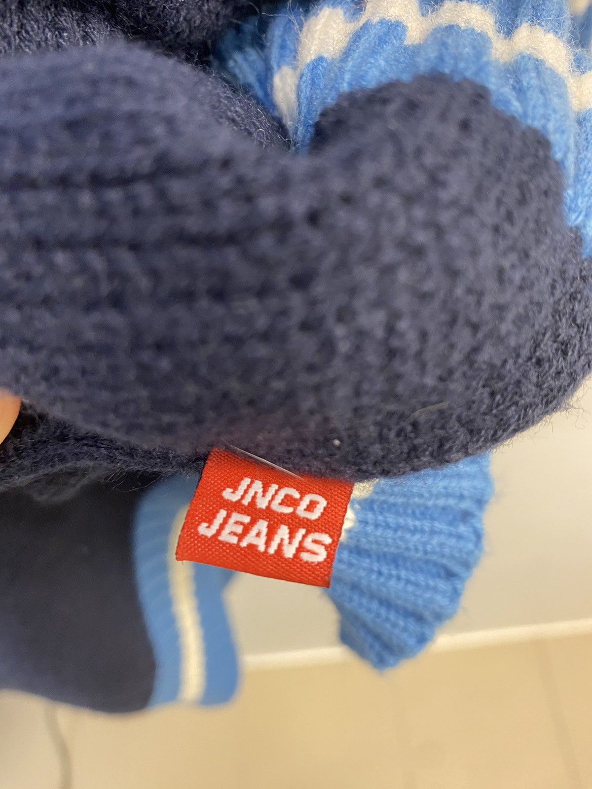 JNCO JNCO Jeans Knit Sweater – Navy / Blue Size US XL / EU 56 / 4 - 3 Thumbnail