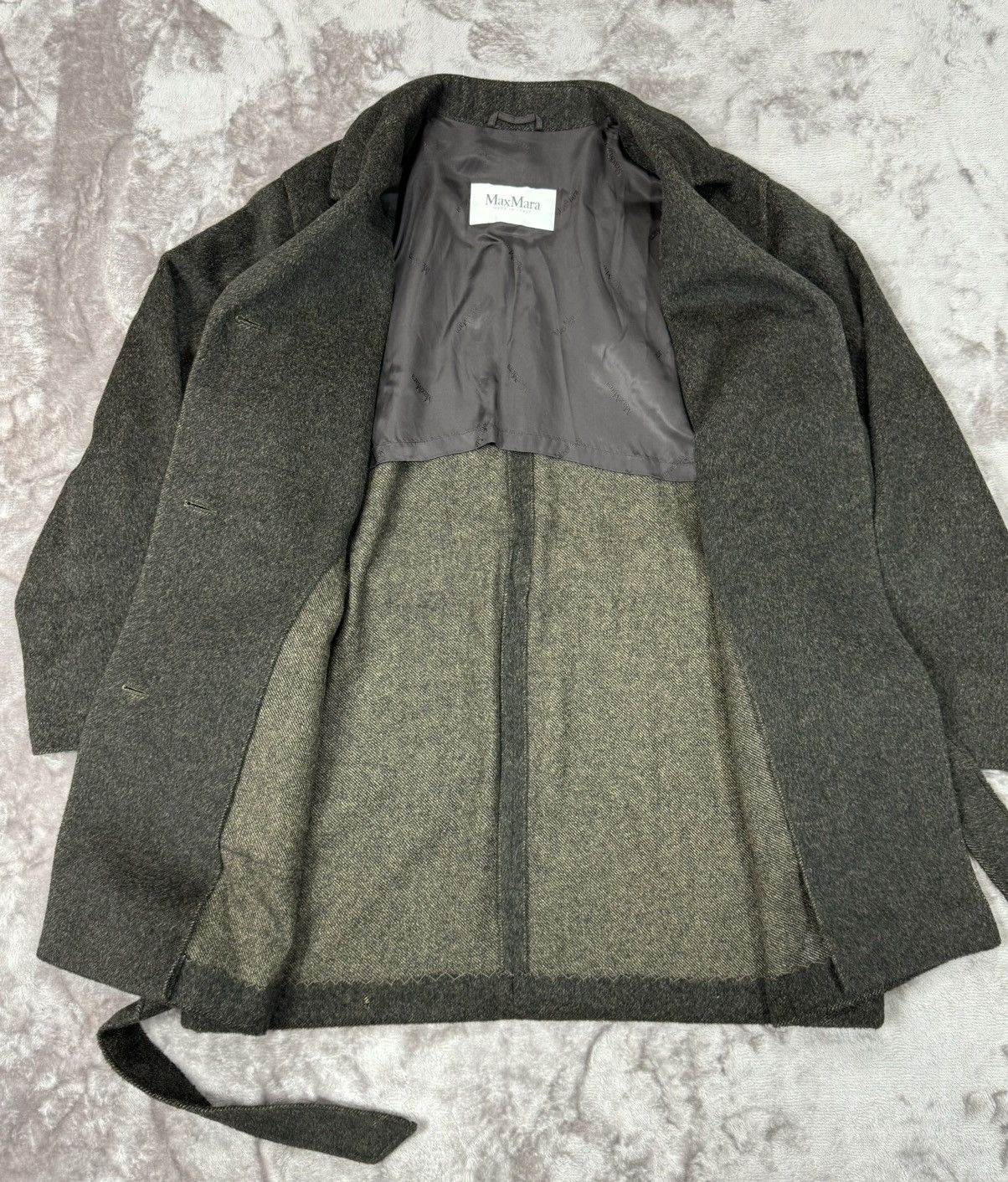 Max Mara Long Coat Max Mara alpaga brown size 42 fr Women Size M / US 6-8 / IT 42-44 - 8 Thumbnail