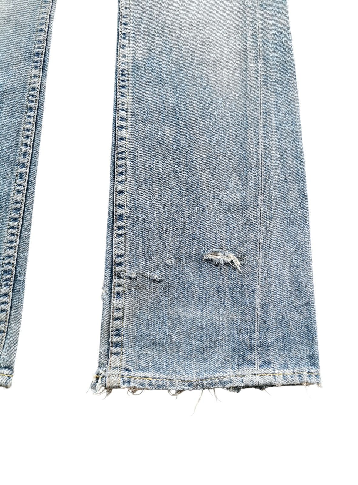 Vintage Brappers Japan Flare Bootcut Denim Jeans Y2K Distressed Size 30" / US 8 / IT 44 - 8 Thumbnail