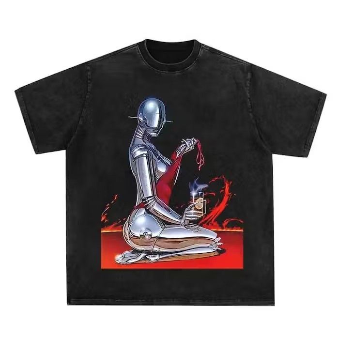 Japanese Brand Iron Lady Black T-Shirt Size US M / EU 48-50 / 2 - 1 Thumbnail