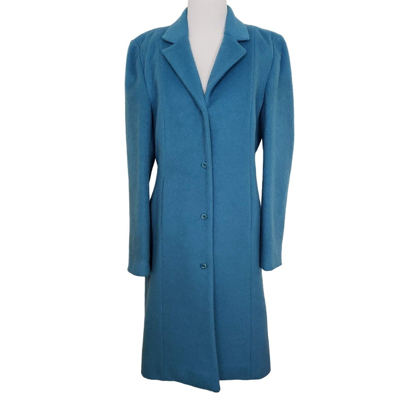 Designer Vintage The Limited Coat Womens Size Medium Blue Wool Mohair Size M / US 6-8 / IT 42-44 - 1 Thumbnail