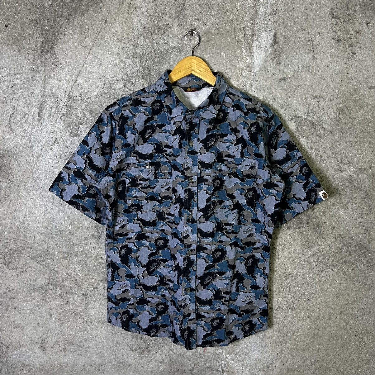 Bape × Kaws Bape x Kaws - Cloud Camo Work Shirt Size US L / EU 52-54 / 3 - 1 Thumbnail