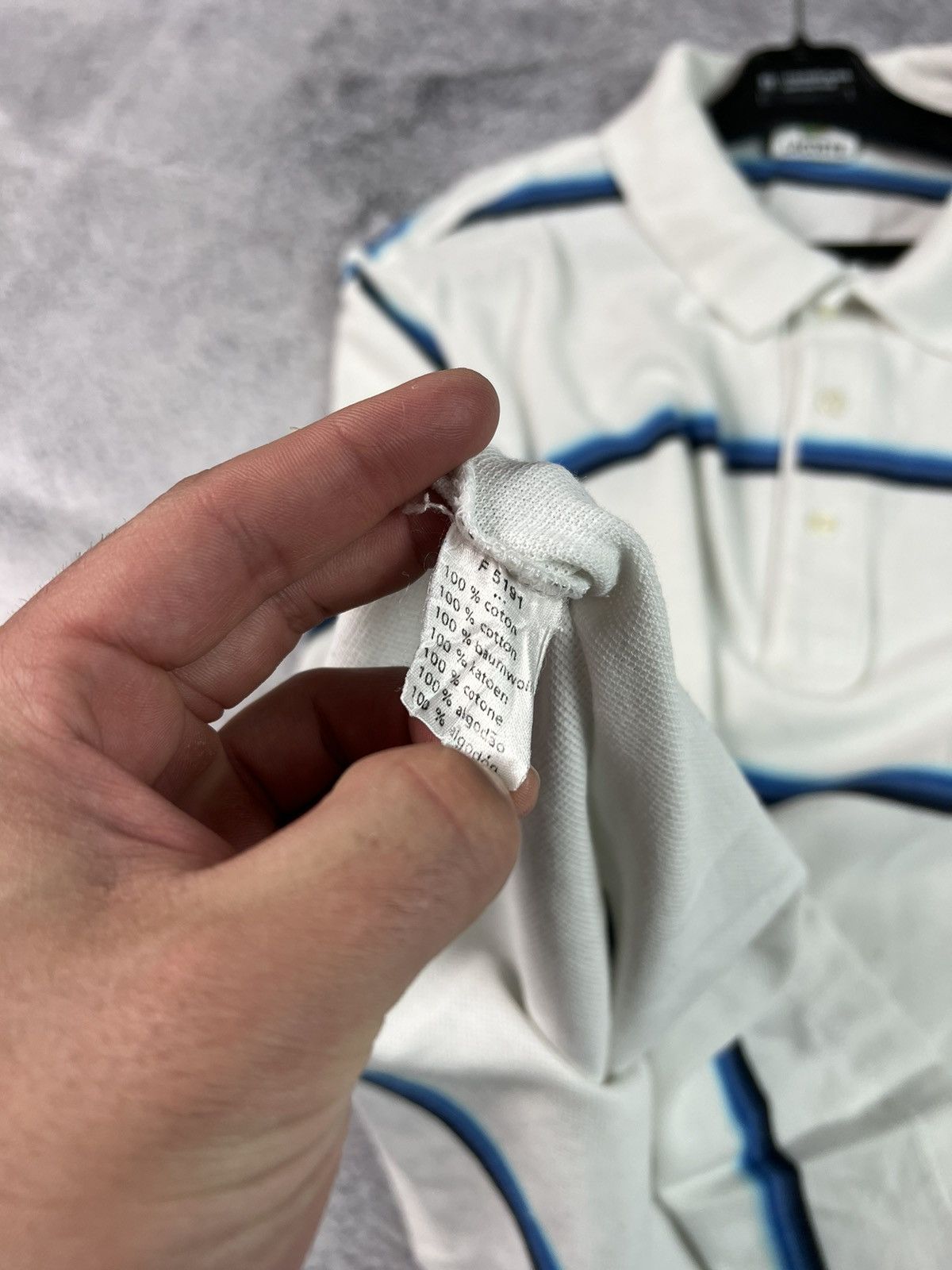 Lacoste × Vintage Vintage Lacoste polo T-shirt Size US L / EU 52-54 / 3 - 9 Thumbnail