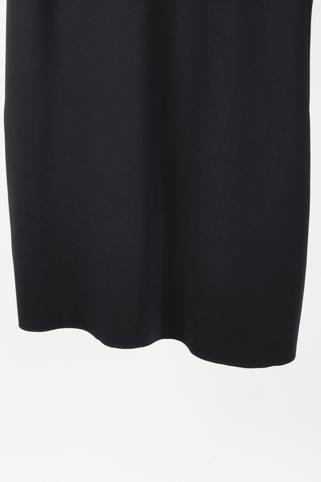 Marie Saint Pierre Marie Saint Pierre Black Neoprene Ruffle-Shoulder Mini Dress Size XL / US 12-14 / IT 48-50 - 6 Thumbnail