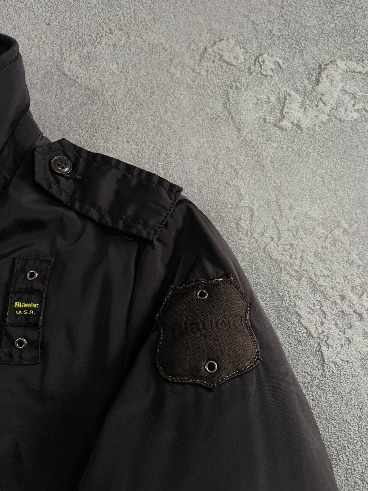 Other Blauer Women Brown Jacket Size S Zip Padded Patch Pockets Size S / US 4 / IT 40 - 4 Thumbnail