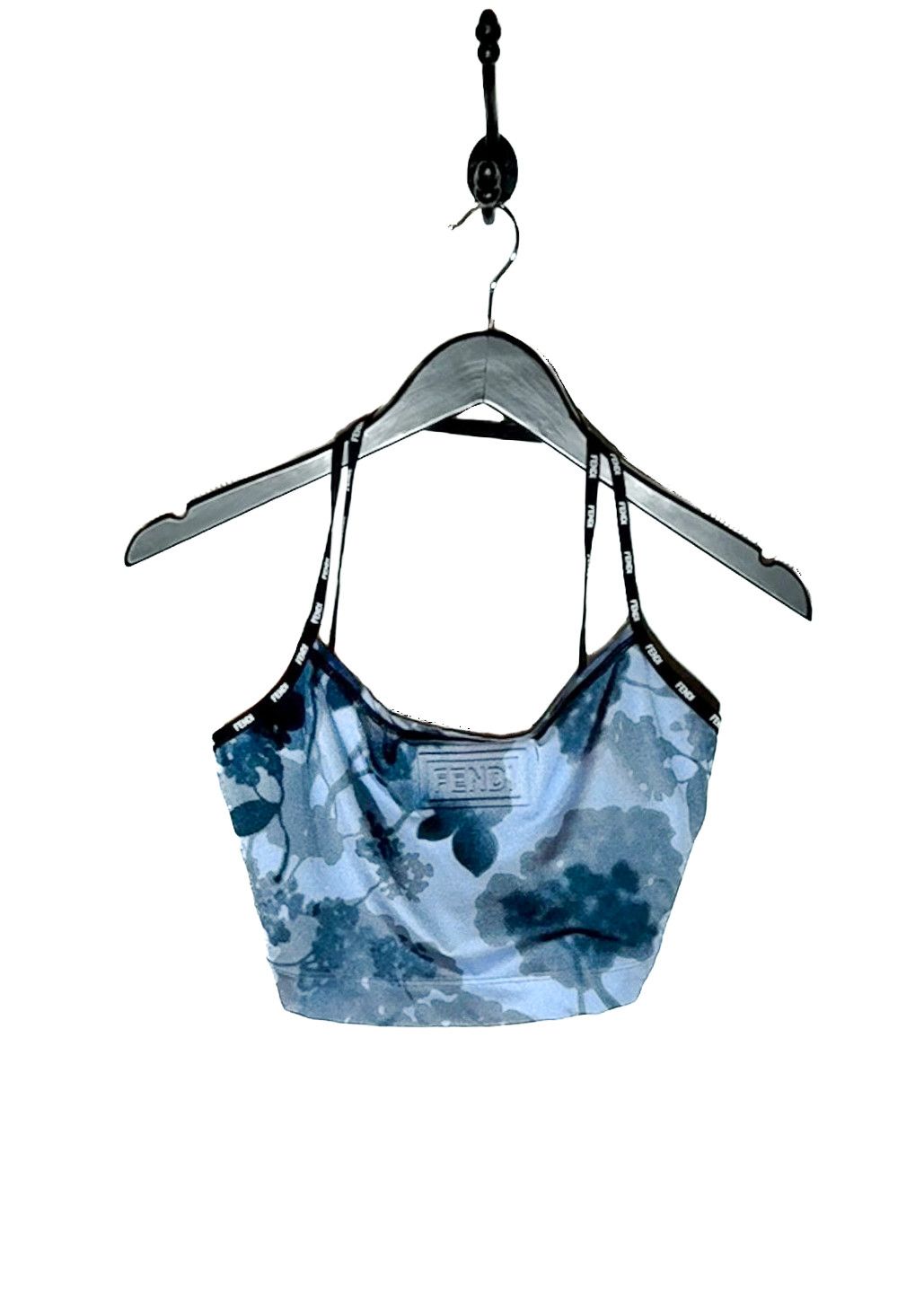 Fendi Fendi Blue Shady Flowers Fitness Top Size M / US 6-8 / IT 42-44 - 1 Thumbnail