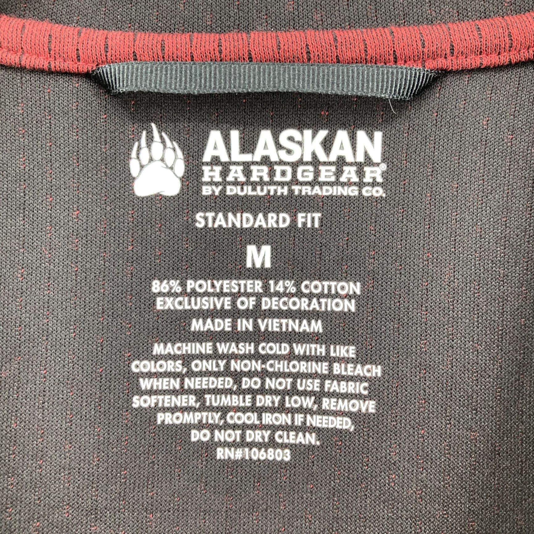 Vintage Duluth Sweater 1/4 Zip Mock Neck Mens Medium Red Outdoors Camp Knit Pullover with Bear Paw Logo Size US M / EU 48-50 / 2 - 4 Thumbnail