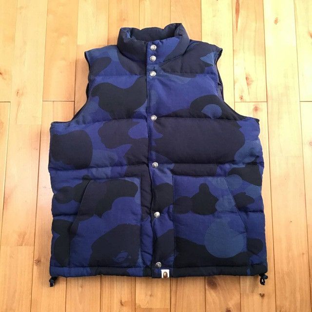 Bape × Nigo BAPE Giant Blue camo Puffer Down Vest a bathing ape NIGO Size US XL / EU 56 / 4 - 2 Thumbnail